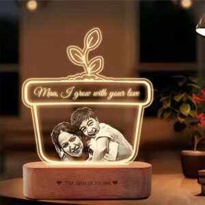 Mom is Wow – Mother’s Day Gift Lamp